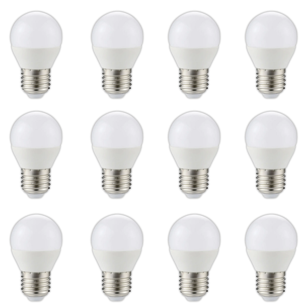 Starlit 5W LED E27 Golfball G45 6000K- 12 Pack