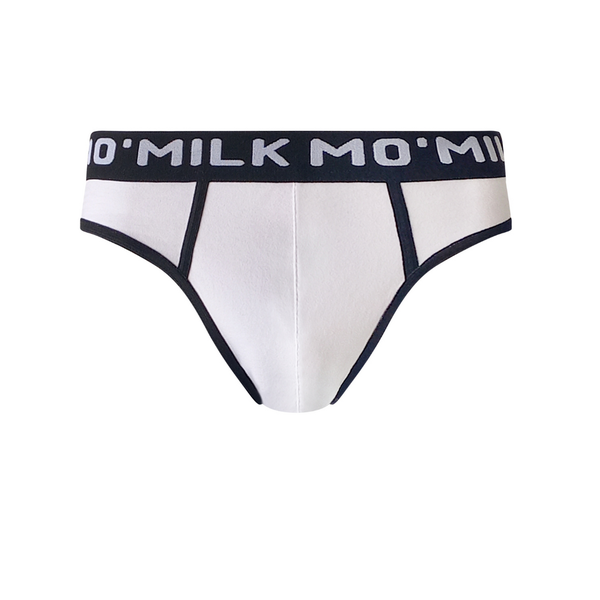 MO'MILK Basic White Brief
