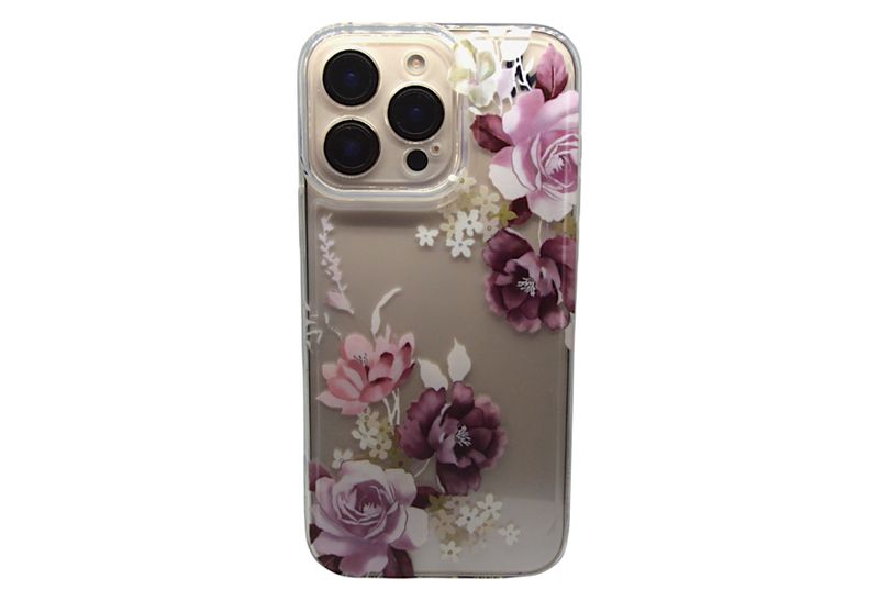 Rose &amp; Lilly Compatible With Mobile Phone Case 16 Pro- Transparent