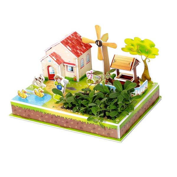 3D Botanic And Mini Garden Puzzle For Kids