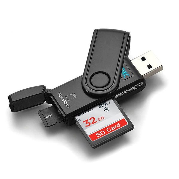 Multifunction USB 3.0 SD Card Reader Adapter For Windows, OS, Android