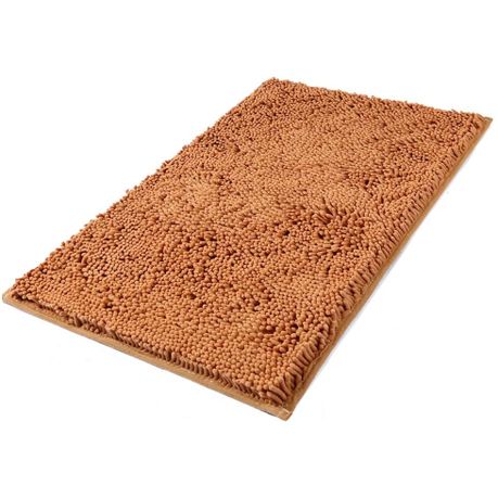 100% Microfiber Chenille Peach Microfiber Door Mat