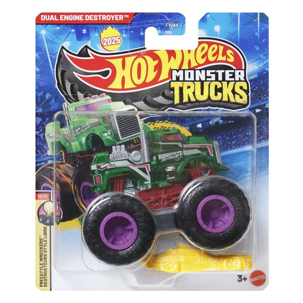 Hot Wheels Monster Trucks 1:64 Scale Die-Cast