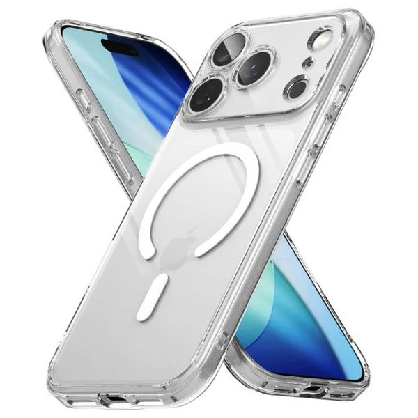 Magsafe TPU Back Cover Clear Phone Case Compatible with iPhone 17 Pro Max