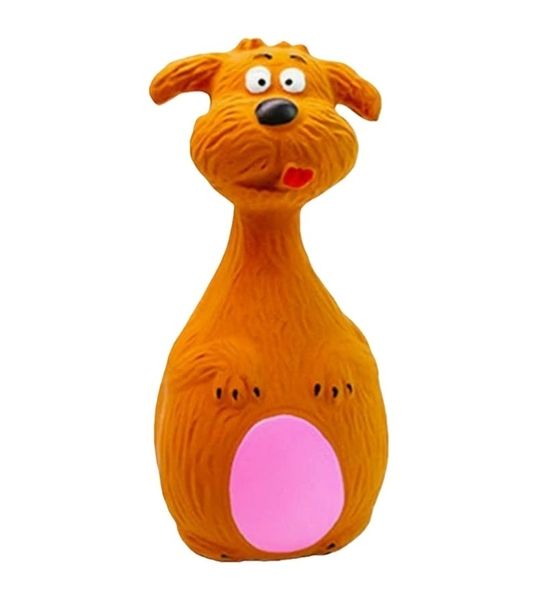 Dog Chew Toy Squeaky Elephant Cow Animal Chew Rubber Interactive