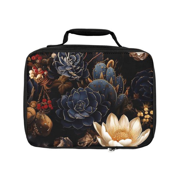 Dark Succulant Insulated Lunch Box Cooler