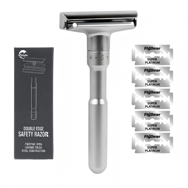 Adjustable Safety Razor Double Edge Classic Men Folding Hair Removal Shaver