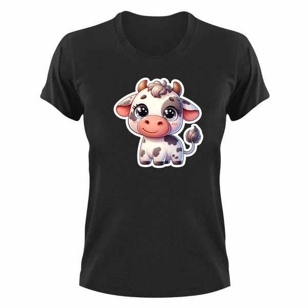 Cow 2 T-Shirt Gift Idea Christmas Birthday Present 322