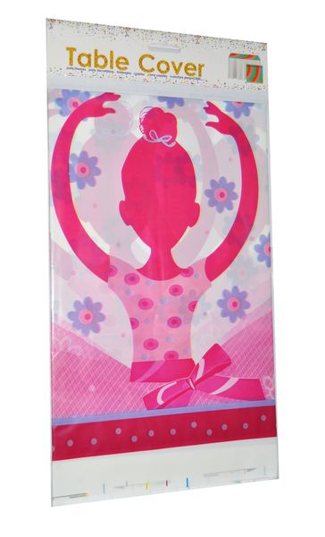 Ballerina Plastic Table Cover - 2 Piece