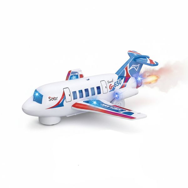 G-650 Travel Plane: Music, Lights &amp; Steam Kids Toy - Fun Aviation Toy!