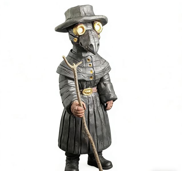 Mr. Crow Incense Burner Container Decor Ornament