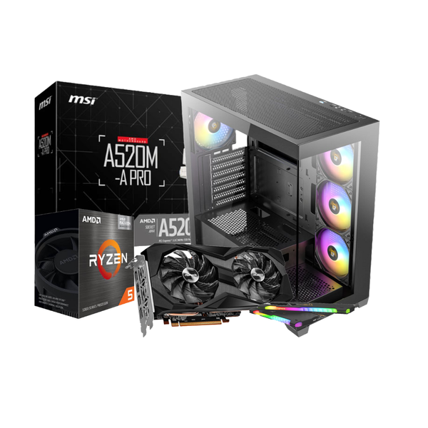 Antec - AMD Ryzen 5 5500 HOME PRO GAMER v3.1 Windows 10 Desktop PC