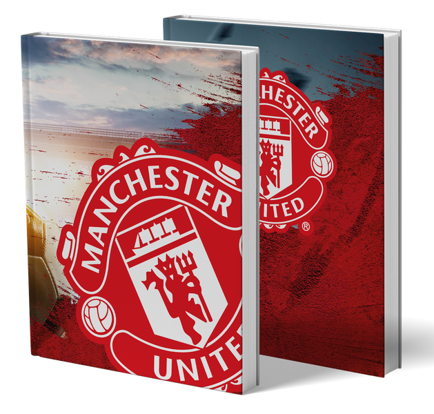 Man United Fc Book Covers - A4 Pre-Cut Paper 5-Pack