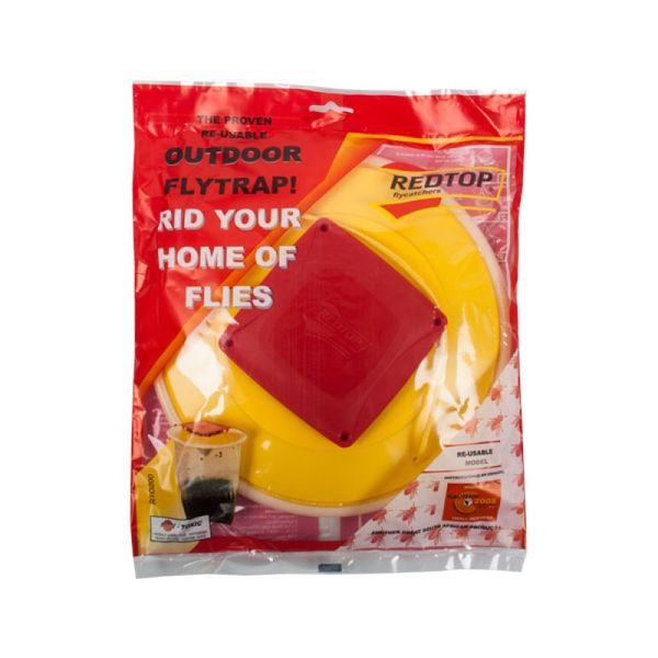Redtop Standard Fly Catcher Pest Control - Re-Usable (Bulk Pack of 2)