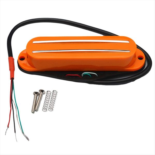 Pickups Six-String Electric Guitar Humbuckers Orange