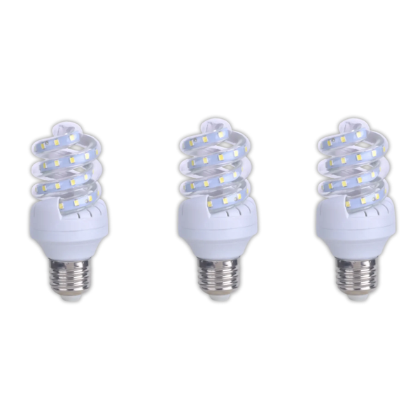 Starlit 9W LED Spiral B22 6000K- 3 Pack