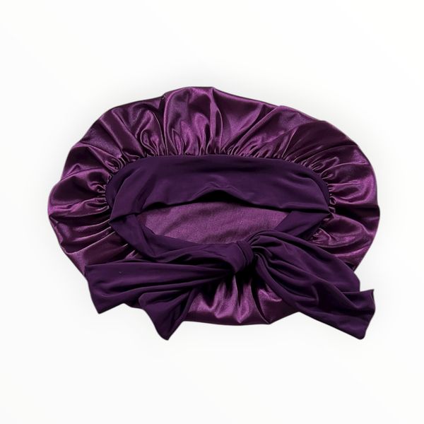 Dubis Double Layer Quality Satin Bonnet/Head Wrap For Healthy Shiny Hair.