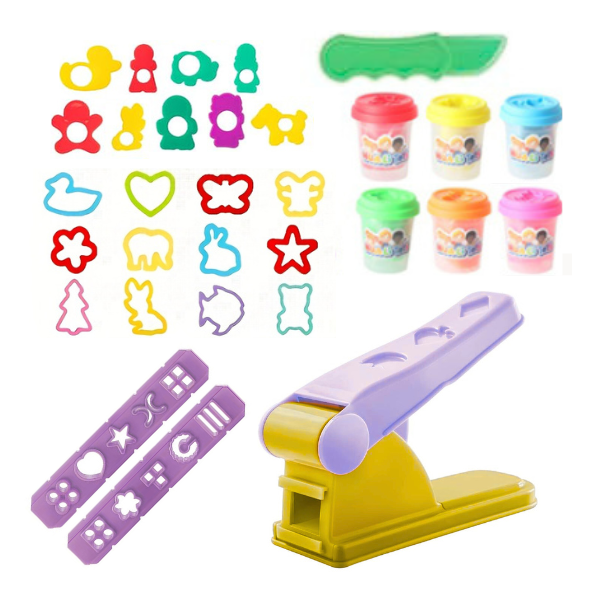 Kids Press Modeling DIY Dough Set