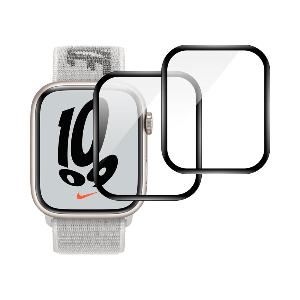 Lito S+ 3D Curved Screen Protector for Apple Watch Series 7 45mm Set