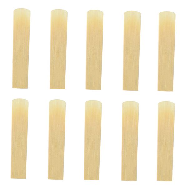 10-Pack Bamboo Reeds, Strength 3.0, Alto Eb Sax
