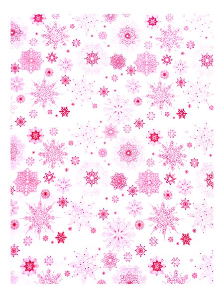 White Christmas Tablecloth with Red Snow Flakes 6-8Sseater (150x240cm)
