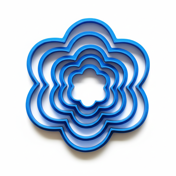 Flower Cookie Cutter Set - Spring Floral - 3D Printed - Multi-Size