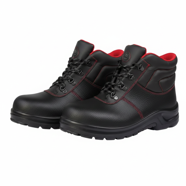 Induna Black Safety Boots Size 8 for Work and Outdoor Use - 2 Pack