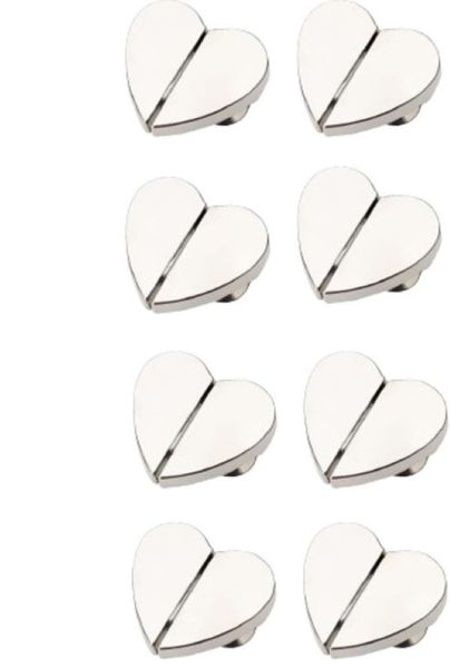 Set of 8 Heart-Shaped Magnetic Curtain Closure