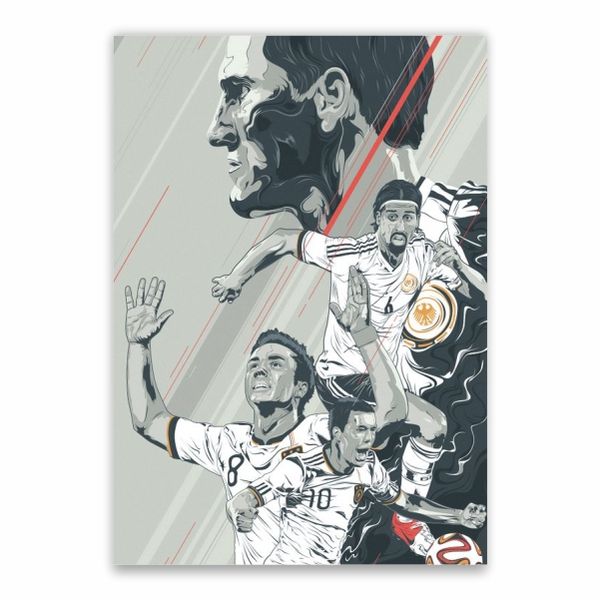 Germany National Football Team Collage Poster - A1