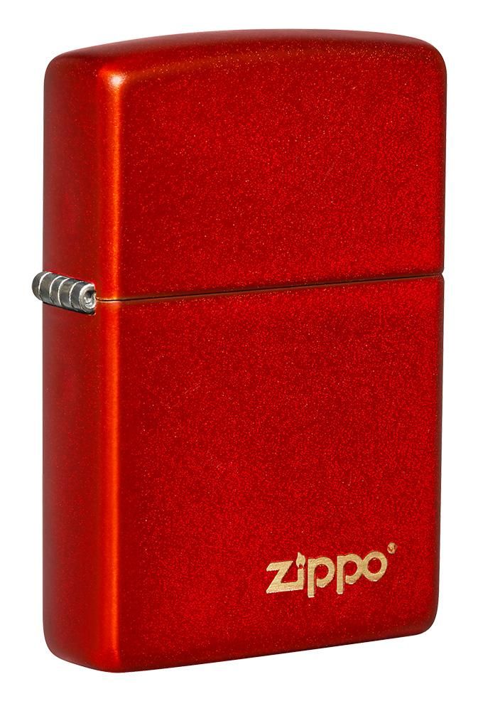 Zippo Lighter Classic Metallic Red Zippo Logo Buy Online in South