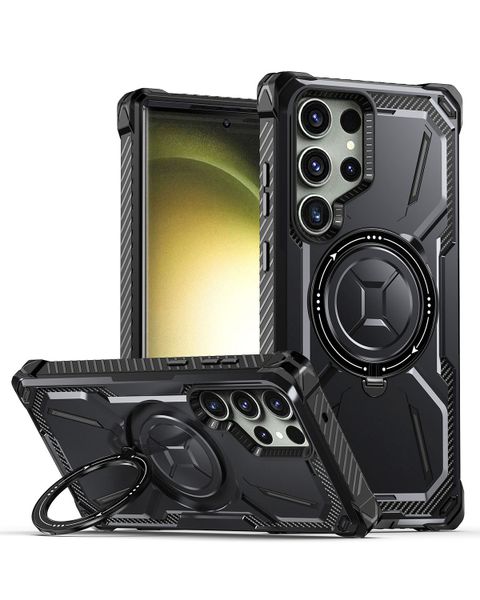 Magnetic Case Compatible with MagSafe Samsung Galaxy S24 Ultra with Stand