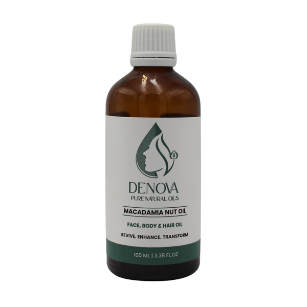 Denova Pure Natural Skin and Hair Oil - Macadamia Nut Oil 100ml