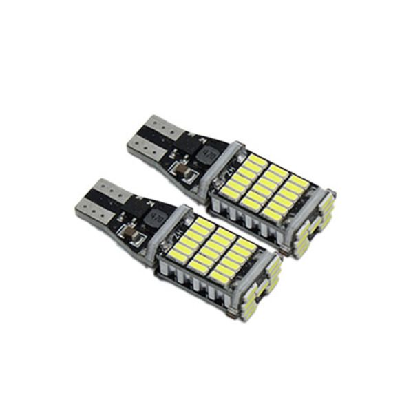 T15 LED Bulb Pair-45 LED SMD with Canceller White with Keyring