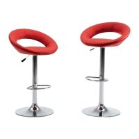 Padded and Comfortable Bar Stools - Pack of 2