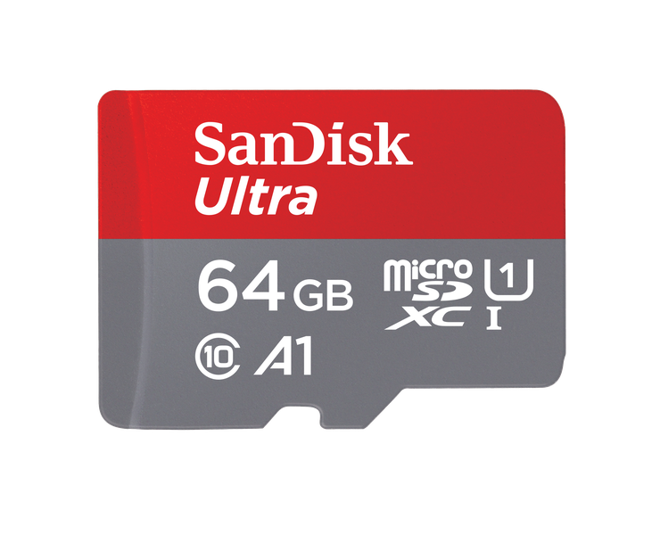 SanDisk 64GB 120MB/s Micro SD Ultra UHS-ISDXC Memory Card C10