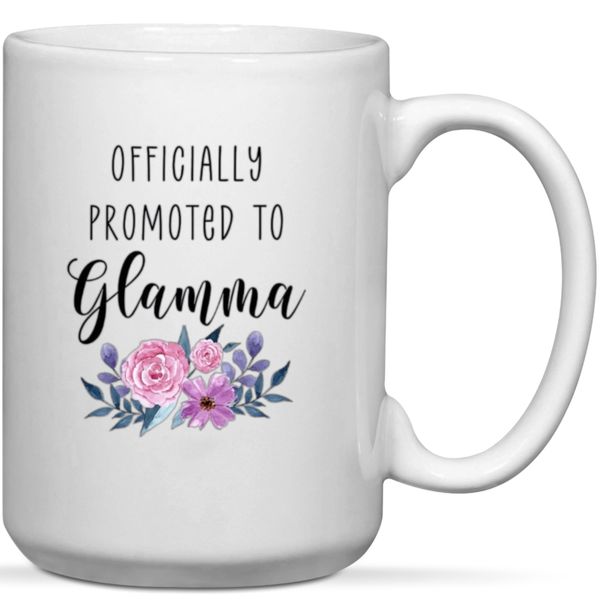 Officially Promoted To Glamma Grandma Gift Mug