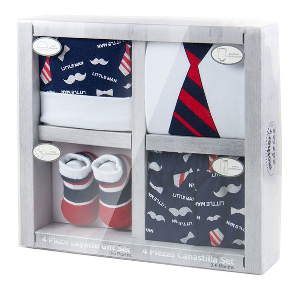 Mothers Choice 4 Piece Gift Set - Little Man