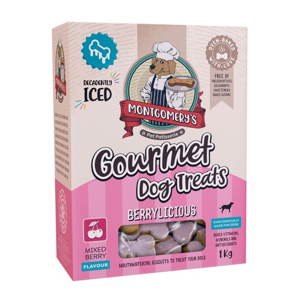 Montgomerys Gourmet Berrylicious Dog Treat 1kg