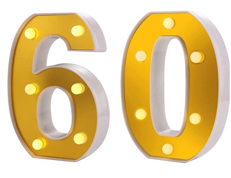 LED Number Tabletop Light -60 | Shop Today. Get it Tomorrow! | takealot.com