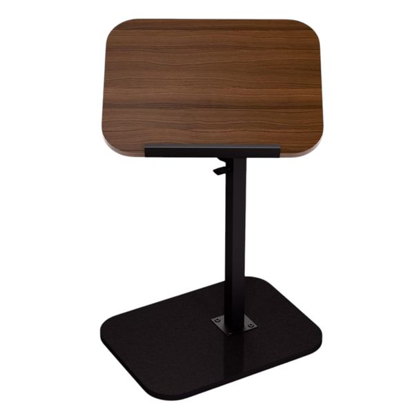 Versatile Adjustable Wooden Laptop Stand/ Side Table - 40cm Brown
