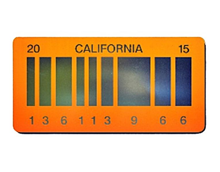 Back To The Future 2 - Metal Bar Sign Replica Number Plate