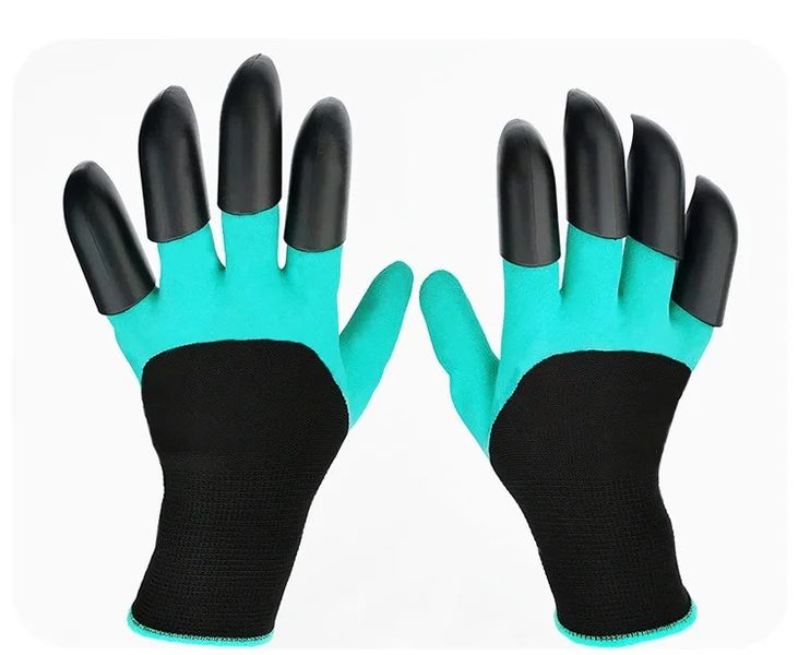 Garden Gloves With Claws For Digging And Planting