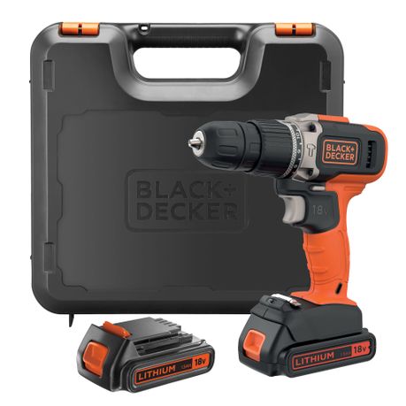 BLACK+DECKER - 18V System Drill Driver + 200mA charger + 1.5Ah