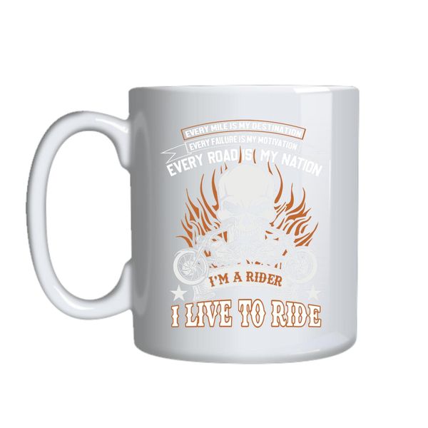 I Live To Ride Mug Gift Idea 132