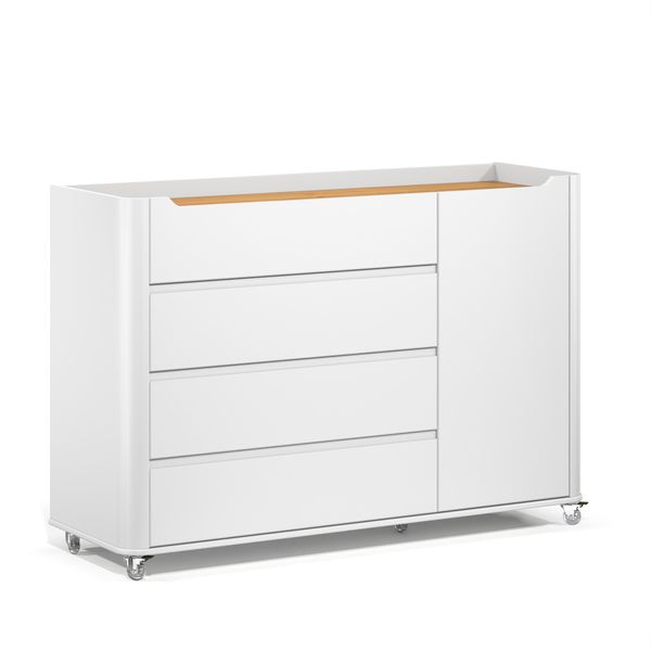 George &amp; Mason Baby - Nido 4 Drawer &amp; 1 Door Chest of Drawers