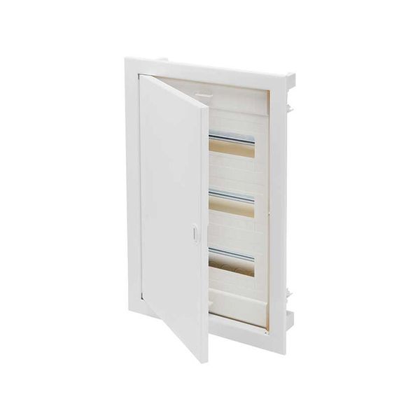 Gewiss - Steel DB Flush 48 (4×12) Modules with Door and Tray