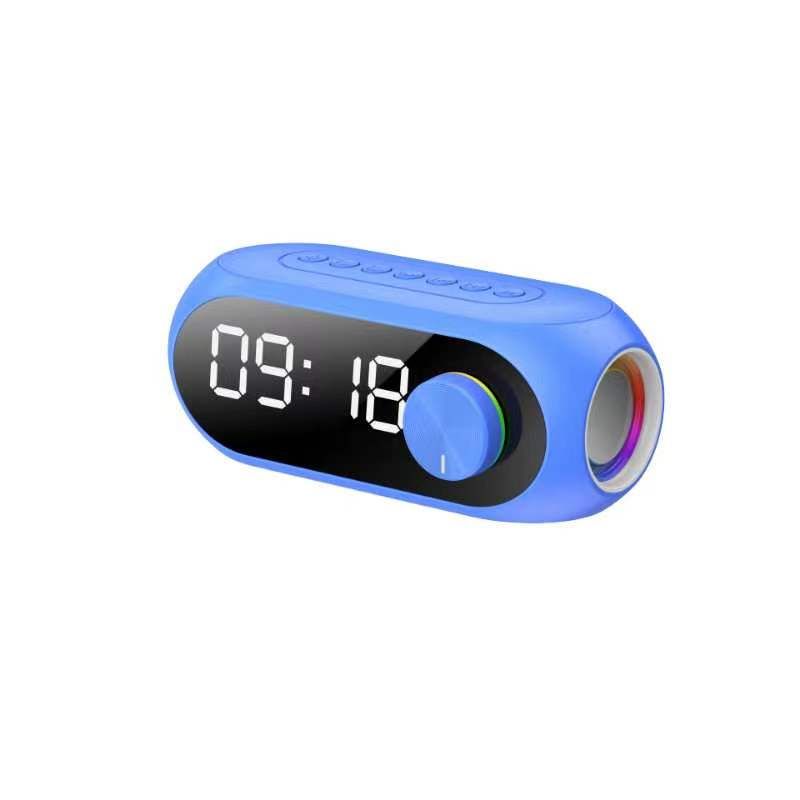 Mirror Clock Bluetooth Speaker & Alarm Clock & FM Radio digital display