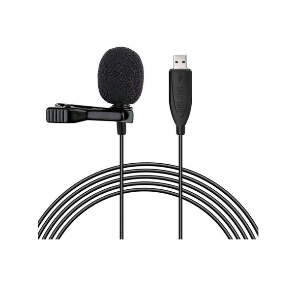 USB Clip-on Professional Lavalier Microphone