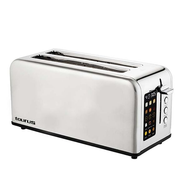 Taurus Toaster 4 Slice Stainless Steel Digital 1520W "My Toast Quatro Digi
