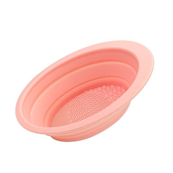 Brush Cleaning Mat Bowl - Pink